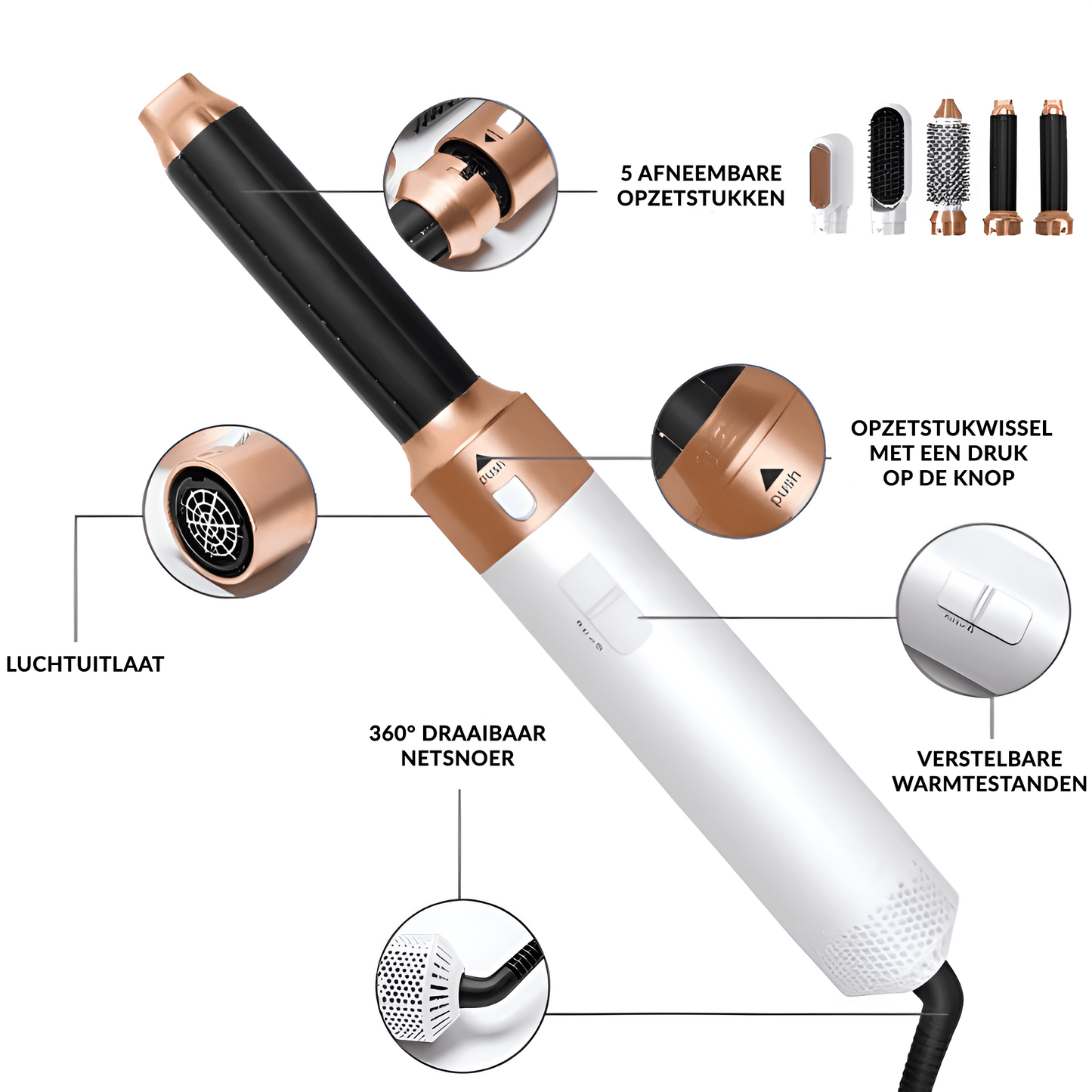 AIRWRAP PRO | 5 in 1 haarstijler - By Dailydry